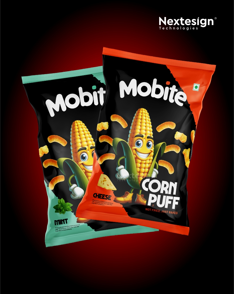 Mobite Corn Puff Cover Design